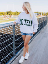 Adult Warm Knit Sweatshirt - Go Team Deep Green